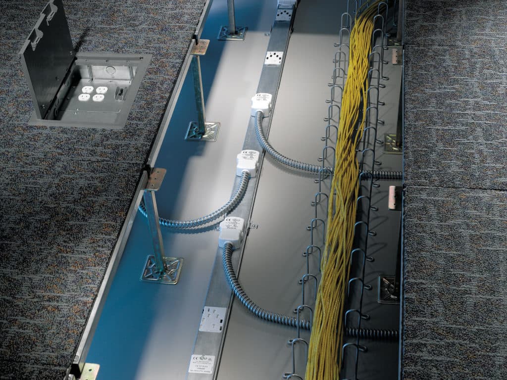 Underfloor Cable Management & Grounding